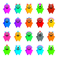 cute monster vector colelction