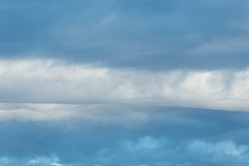 Naklejka na ściany i meble Approaching Storm Cloudscape Landscape