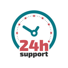 Support flat design icon