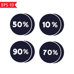 Discounts icon set