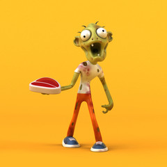 Fun zombie - 3D Illustration