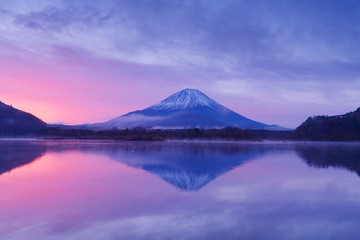 Fototapeta na wymiar 朝の富士山