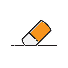 Eraser vector icon