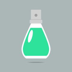 Perfume flat icon vector