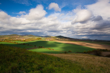 Obraz premium Autumn scenery in Central Bohemian Highlands