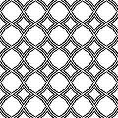Fototapeta premium black and white tribal seamless pattern
