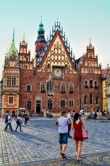 Wroclaw, Rathaus - obrazy, fototapety, plakaty
