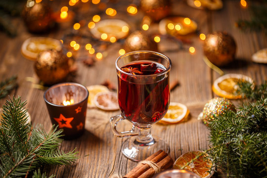 Christmas hot wine