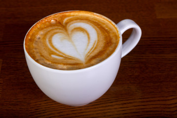 Hot Cappuccino cup