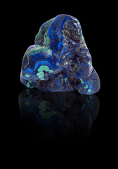 Azurite gemstone