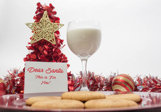 Santa's Cookies and Milk