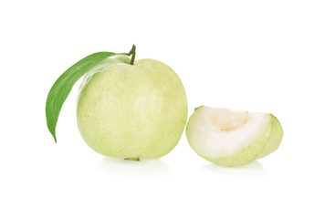 Guava fruit isolated on white background