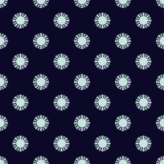 Seamless vector background with snowflakes. Blue Winter pattern. Textile rapport.