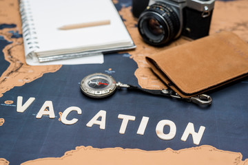 trip planning with 'vacation' word
