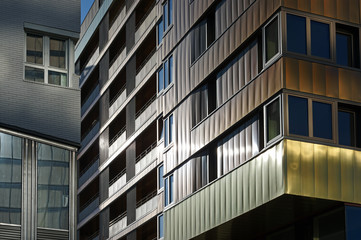 architecture de verre et de métal  dans le 13 ème arrondissement de Paris