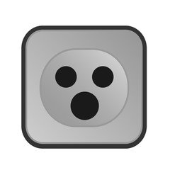 Fototapeta premium Electrical outlet icon