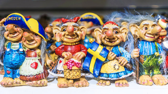 Scandinavian trolls souvenir Sweden