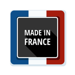 Made in France button illustration
