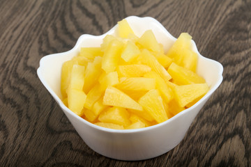 Canned pineapple