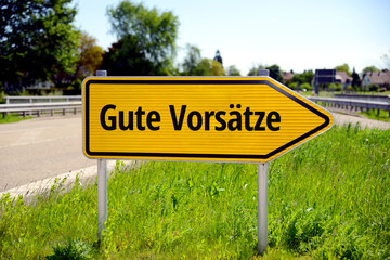 Gute Vors&auml;tze
