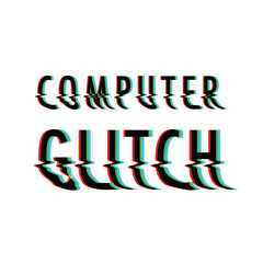 glitch text background