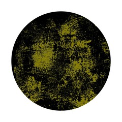 Grunge Kreis gelb schwarz