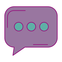 speech bubble isolated icon vector illustration design