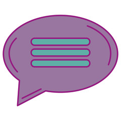 speech bubble isolated icon vector illustration design