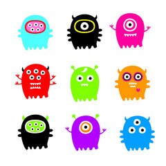 cute monster vector collection