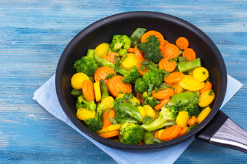 Healthy food. Vegetable mix