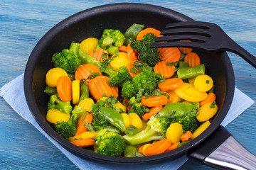 Healthy food. Vegetable mix