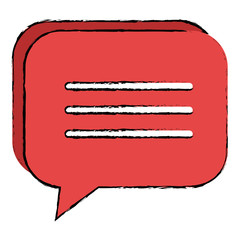 speech bubble isolated icon vector illustration design