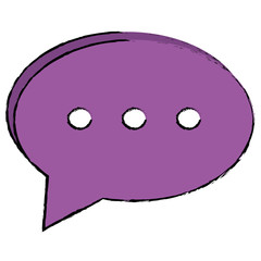 speech bubble isolated icon vector illustration design