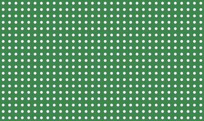 Nahtloses Punktemuster grün weiß