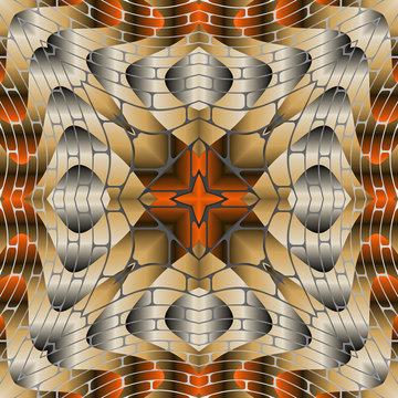 abstrakt farbgradient mosaik symmetrisch