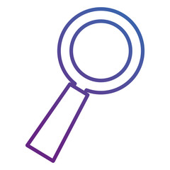 magnifying glass isolated icon vector illustration design