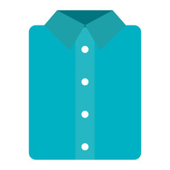 ironed shirt isolated icon vector illustration design