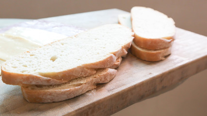 cheese ,ham and bread