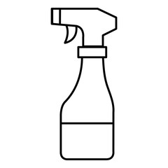 spray bottle isolated icon vector illustration design