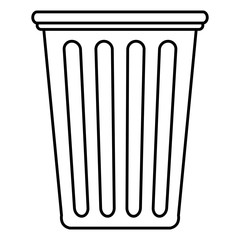 plastic basket laundry icon vector illustration design