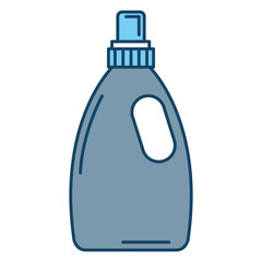 bottle laundry product icon vector illustration design