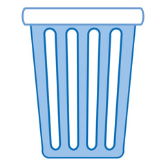plastic basket laundry icon vector illustration design