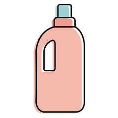 bottle laundry product icon vector illustration design