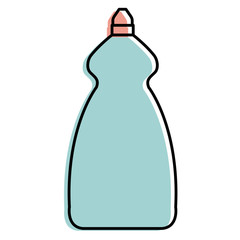 bottle laundry product icon vector illustration design