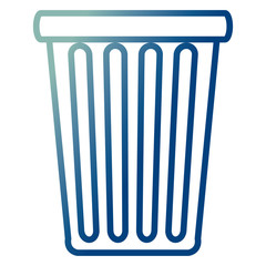 plastic basket laundry icon vector illustration design