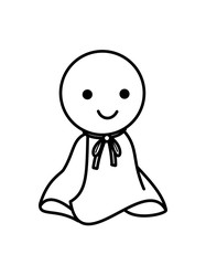 てるてるぼうず(顔)