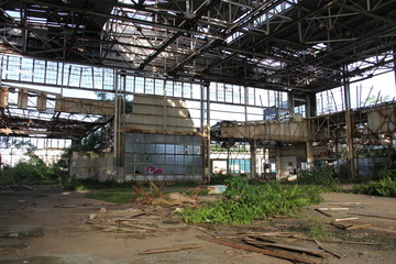 Fototapeta na wymiar Abandoned Warehouse