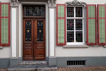 Hausfassade am Niederrhein