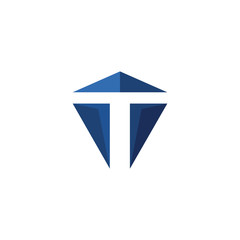 abstract creative various style letter T