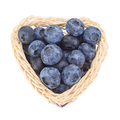 Blueberry in basket